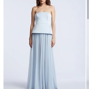 BCBGeneration Light Blue Strapless Dress